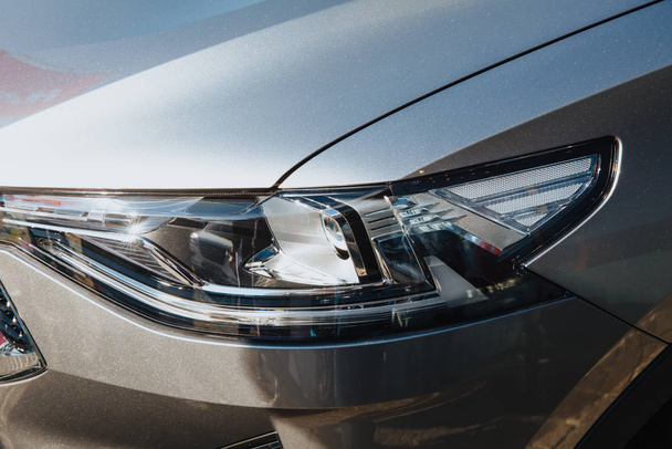 Headlight Of Modern Car. - Фото, зображення