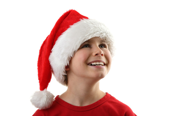 Young boy as Santa Claus - Fotó, kép
