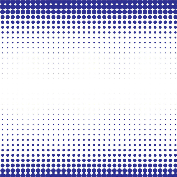 Blue dots on white background - Vector, Image