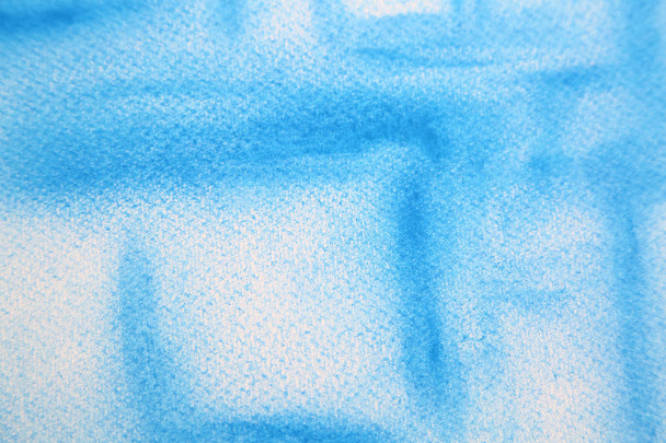 Abstract Blue. Lines and texture by soft pastel chalks. Contemporary Art. - Foto, imagen