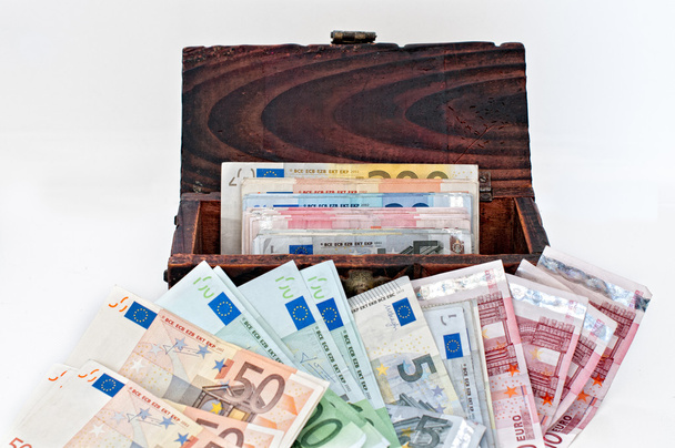 Different euro banknotes - Foto, afbeelding