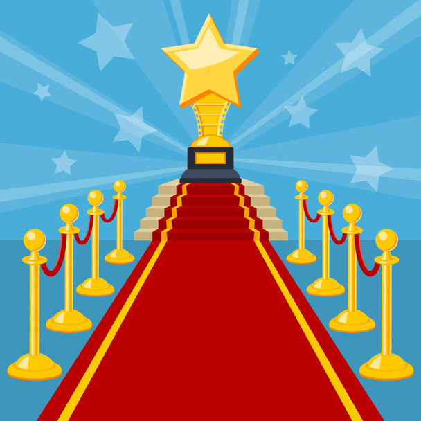 Red Carpet Award - Vektor, kép