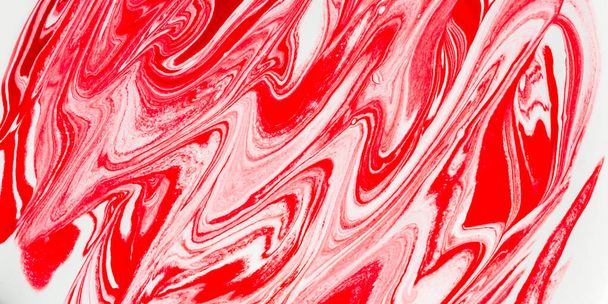 mramor a tekuté abstraktní pozadí s olejovou malbou - Fotografie, Obrázek