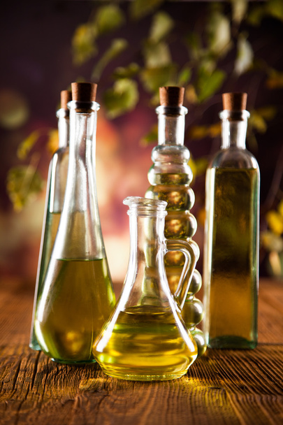Olive oil in bottles - Photo, Image