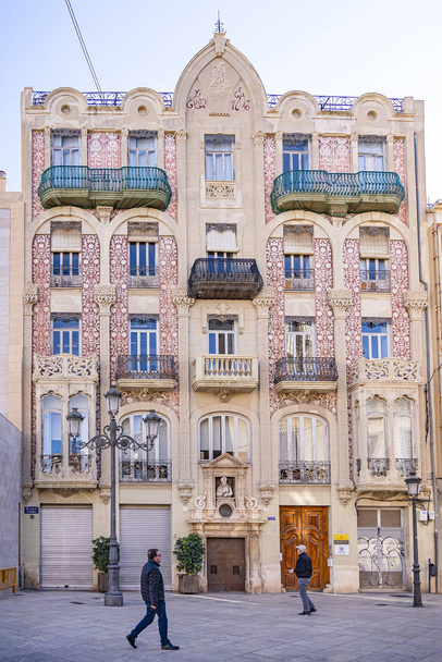 The beautiful building Capilla de San Valero in the square Placa de Decim June Brut in Vanencia, Spain - Photo, Image