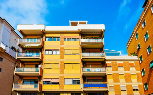 Apartment building Modern residential complex in new house in Italy reflex - 写真・画像