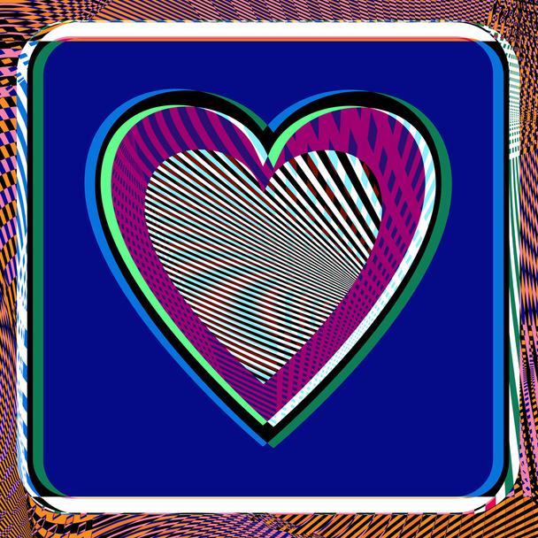 Heart illustration - Zdjęcie, obraz
