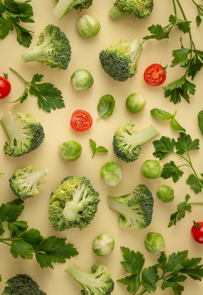 Concepto de verduras coloridas
 - Foto, Imagen