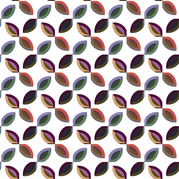 Seamless vector pattern in geometric ornamental style - Διάνυσμα, εικόνα