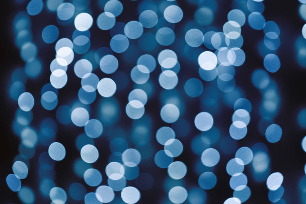 Abstraktní vánoční pozadí s efektem rozmazání bokeh - Fotografie, Obrázek