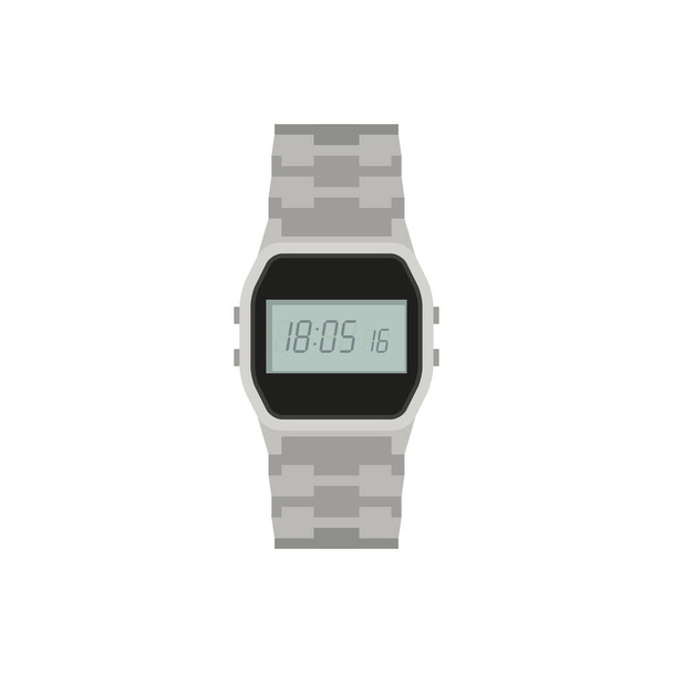 Electronic watch flat icon - Вектор, зображення