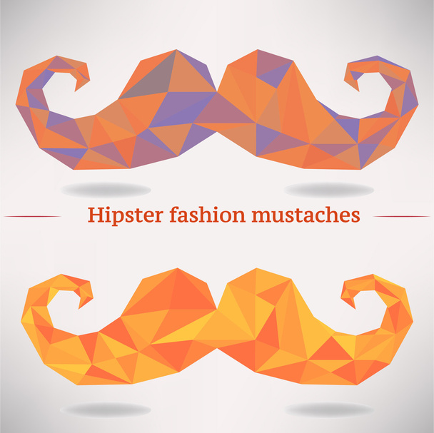 Hipster mustaches - Vektör, Görsel