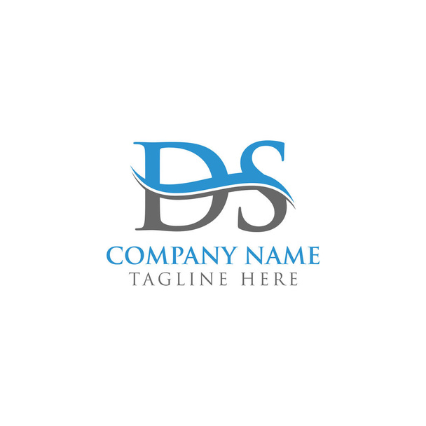 Ds logo monogram design template Royalty Free Vector Image
