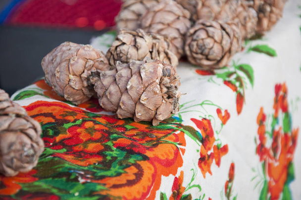 Кедровые шишки с орехами
 - Фото, изображение