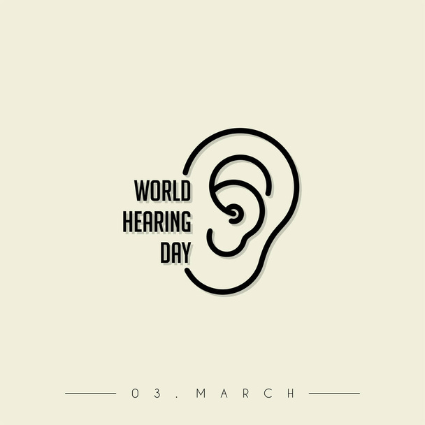Journée mondiale de l'audition
 - Vecteur, image