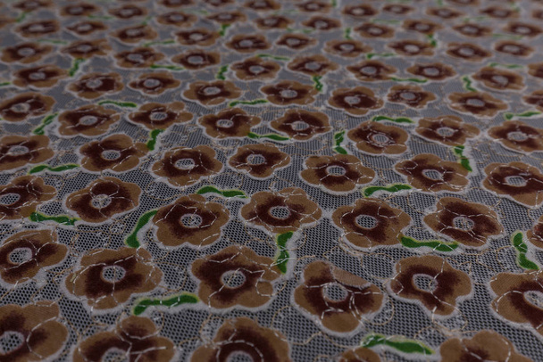 Елегантна безшовна тканина з квітковим візерунком
 - Фото, зображення