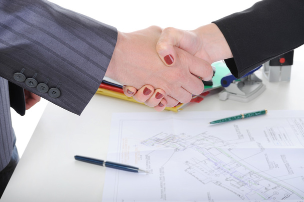 Handshake of business partners - Foto, Bild