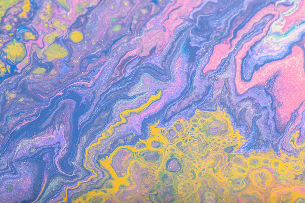 Fundo de cor abstrato de pinturas líquidas
 - Foto, Imagem