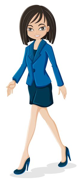 A female businesswoman - Vektor, kép