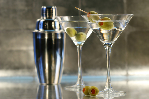 Martinis avec shaker
 - Photo, image