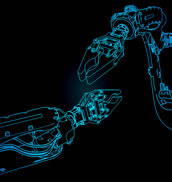 Промышленные роботы
 - Вектор,изображение