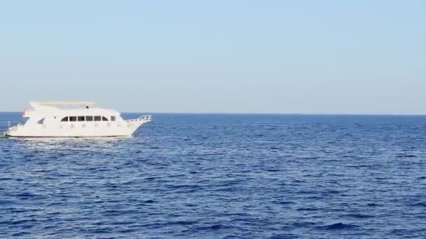 σκάφη αναψυχής στην Ερυθρά Θάλασσα Αίγυπτος Sharm el Sheikh  - Πλάνα, βίντεο