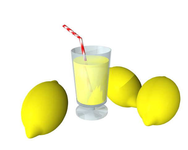 žlutá citrónová šťáva - Fotografie, Obrázek