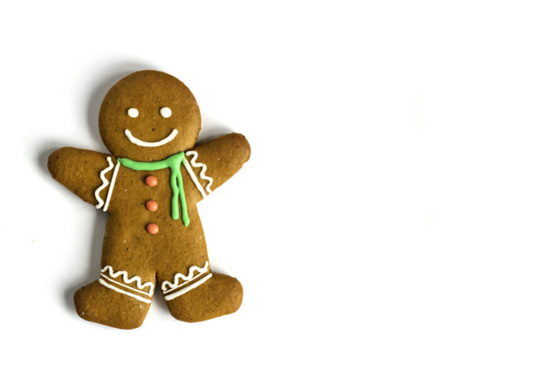 Biscotti di Natale. Uomo pan di zenzero - Foto, immagini