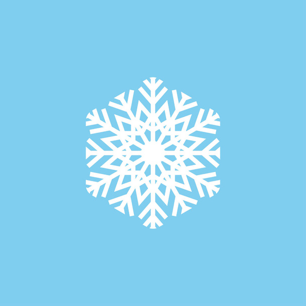 abstrakte Schnee-Symbol-Logo-Vektor - Vektor, Bild