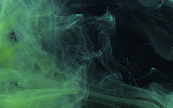 Space mint green abstract background. Cool trending screensaver. - Φωτογραφία, εικόνα