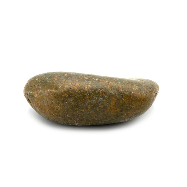 Великий гранітний камінь, ізольований на білому тлі
. - Фото, зображення