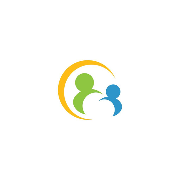 Community, Netzwerk und soziales Logo - Vektor, Bild