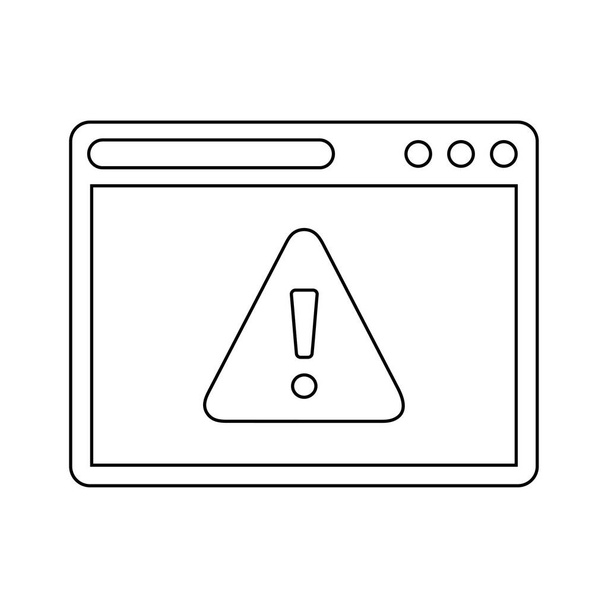 Browser, Fehler, Warnung, Seite, defektes Verbindungssymbol - Foto, Bild