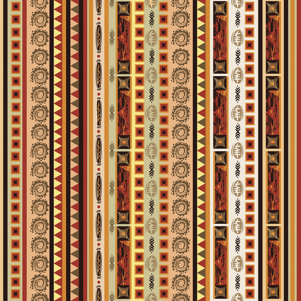 Ethnic African geometrical ornament - Vektor, Bild