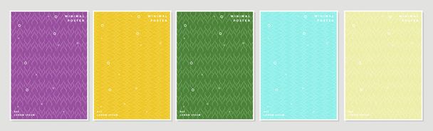 Set di copertura Astratto colorato design minimale copertine modello
. - Vettoriali, immagini