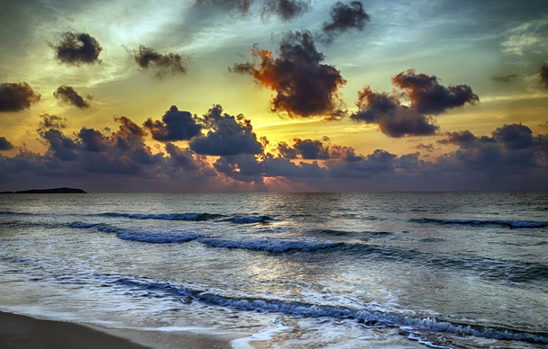 Zonsondergang op Florida Beach eiland zonsondergang - Foto, afbeelding