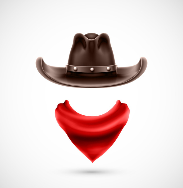 Accessories cowboy - Vector, imagen