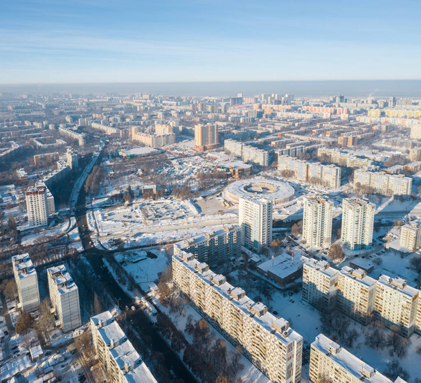Russian city aerial - 写真・画像