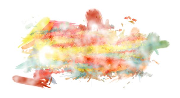 Brushed Painted Abstract Background. Brush stroked painting. Artistic vibrant and colorful wallpaper - Foto, afbeelding