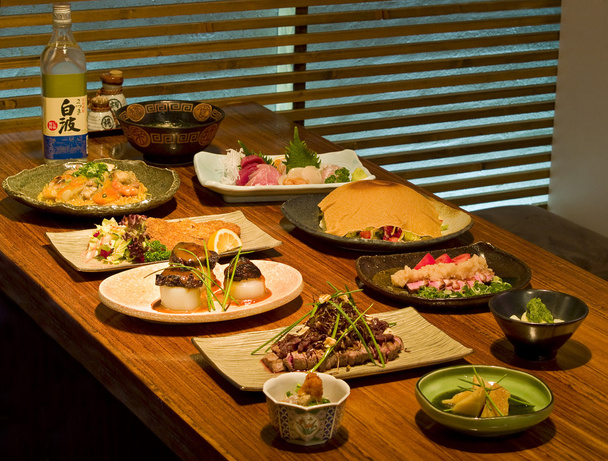 Belle table de nourriture japonaise
 - Photo, image