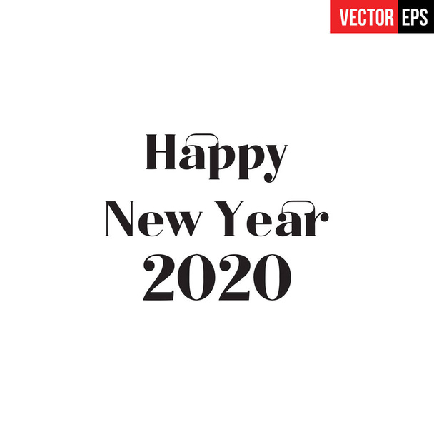 Happy New Year 2020 - Vector, Image