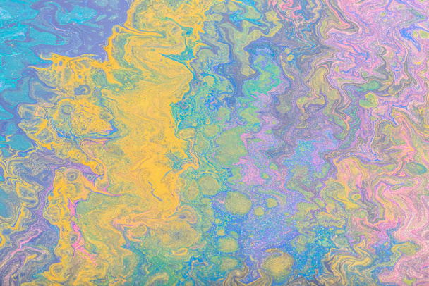 Abstract color background from liquid paints - Foto, Imagem