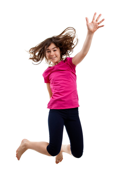 Girl jumping - Foto, immagini