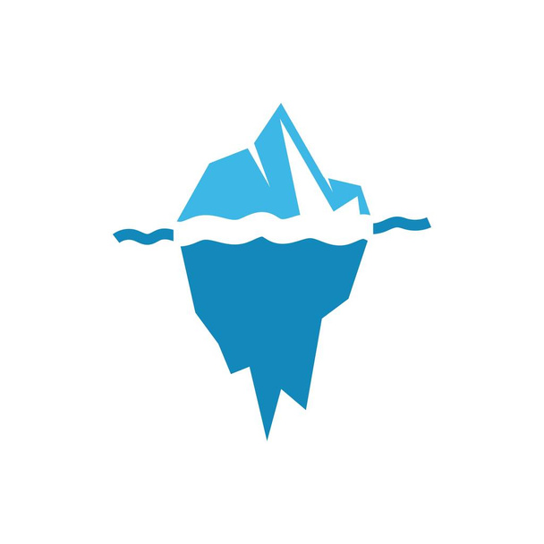 Ice Berg kuvake Vektori Kuvitus suunnittelu Logo
 - Vektori, kuva
