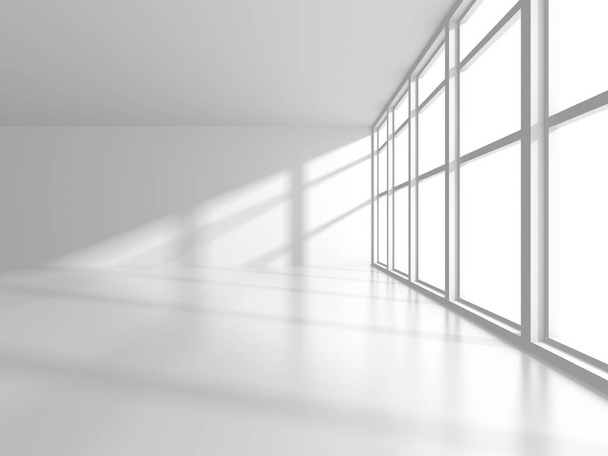 Futuristinen valkoinen arkkitehtuuri suunnittelu tausta
 - Valokuva, kuva