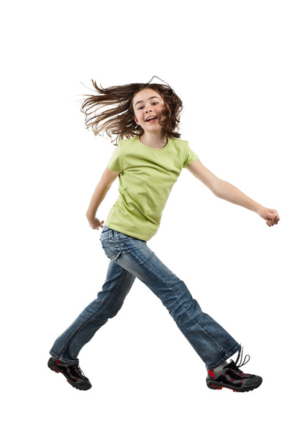 Girl jumping - Фото, зображення