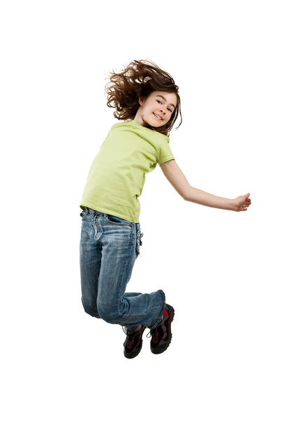 Girl jumping - Photo, image