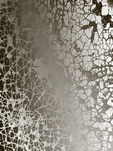 Textura de sobreposição angustiada de metal descascado enferrujado - Vetor, Imagem