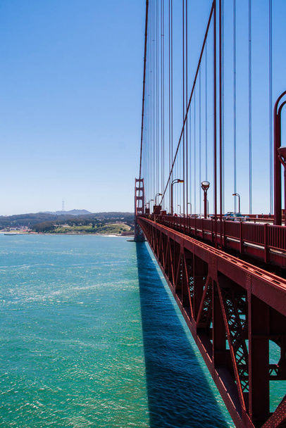 San Francisco Golden Gate Fluchtpunkt, Kalifornien USA. - Foto, Bild