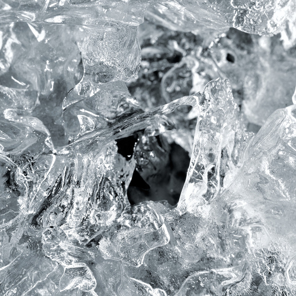 przejrzysty lód struktura szczegół - Zdjęcie, obraz